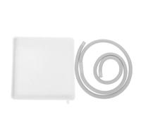 TOMETURE 1 bac de récupération d'eau pour climatiseur avec tuyau d'évacuation - Bac de récupération carré de 40 cm pour climatiseur - de en plastique pour de fenêtre, idéal pour la