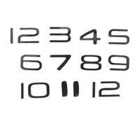 TOMETURE 1 kit de chiffres pour horloge, mécanismes d'horlogerie pour salon, cuisine, chambre, bureau - Chiffres arabes pour projet scolaire 25 cm/10 pouces