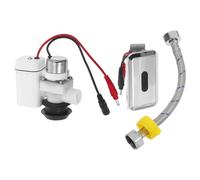 TOMETURE 1 Set Kit de Toilette à Chasse D'eau Automatique Capteur de Salle de Bain et Accessoires de Toilette Réservoir de Chasse D'eau en Abs, Améliore la Propreté, Fiabilité Renforcée,