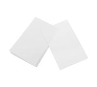 TOMETURE 10 Cartes de Visite en Plastique Blanc Flexibles pour Sublimation Double Face Technologie de Transfert Thermique pour Impression Personnalisée