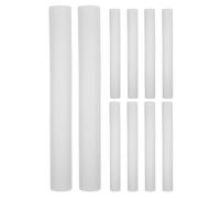 TOMETURE 10 tiges en mousse : cylindres de mousse blanche de 40 cm pour loisirs créatifs - poignées flexibles pour bouquets - support pour compositions, centres de table et couronnes