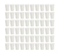 TOMETURE 100 bouchons en caoutchouc pour trous : bouchons flexibles et réutilisables pour laboratoires de chimie et de biologie - de 2,3 x 1,5 cm, joints de recherche scientifique pour expériences