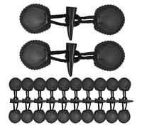 TOMETURE 12 paires de boutons-pression à bascule pour manteaux - Boutons-pression à coudre en corne - Fermeture à en résine pour vestes d'hiver, coupe-vent et vêtements à faire soi-même