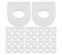 TOMETURE 150 petites attaches pour pailles décoratives : embouts de paille de 1 cm (0,4 pouce), fixations transparentes, adaptateurs pour gobelets, tasses et mugs (à personnaliser).