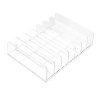 TOMETURE 1pièce Boîte de Rangement Cosmétique Transparente Organiseur de Palettes Ombres à Paupières et Poudres Compactes pour Bureau et Comptoir