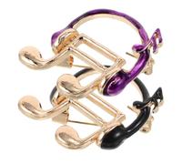 TOMETURE 2 Pièces Broche Note de Musique, Bijoux de Notes de Musique, Design Simple, Alliage, Portable et Léger, pour Femmes et Filles, Mariage et Bureaux
