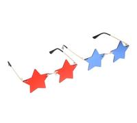 TOMETURE 2 Pièces Lunettes de Soleil Étoile Disco PC sans Monture