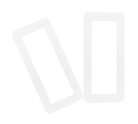 TOMETURE 2 Pièces Plaque de Recouvrement Murale 3-gang 86 Type en Acrylique Transparent, Protection Solide pour Interrupteur et Prise, Design Discret pour Familles et Animaux