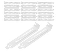 TOMETURE 20 caches ventilés pour emplacements PCI - Support de filtre métallique 4,7" pour boîtiers d'ordinateur - Plaque d'obturation métallique pour refroidissement - Accessoires
