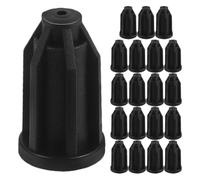 TOMETURE 20 Inserts de Manchon de Roulette en Pp pour Meubles, Lot de 20 Pièces, Installation Facile et Fixation Stable, Diamètre 25 Mm pour Roues Universelles