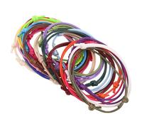 TOMETURE 20 Pièces Collier D’Identification Ajustable pour Chiot Collier de Mise pour Chiots Corde Multicolore et Chatons Éleveurs