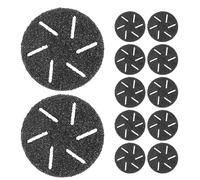 TOMETURE 20 Pièces Têtes de Meulage pour Râpe Électrique Pied, en Abs, Rondes, Remplacement pour Élimination des Peaux Mortes, Utilisation en Bureau et Voyage