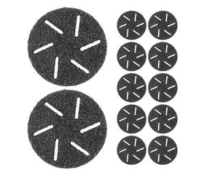 TOMETURE 20 Pièces Têtes de Meulage pour Râpe Électrique Pied, en Abs, Rondes, Remplacement pour Élimination des Peaux Mortes, Utilisation en Bureau et Voyage