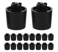 TOMETURE 20 Pieds de Rechange pour châssis d'ordinateur, Patins de Protection à enfoncer pour Trou de 8 mm, Pieds de boîtier en Plastique PE Anti-Rayures pour Ordinateur, boîtier
