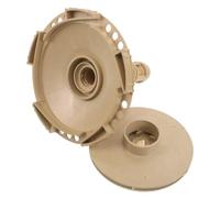 TOMETURE 3 Pièces Pièce de Rechange avec Roue à Aubes Lisse en Plastique pour Pompe à Eau Beige Positionnement Axial Précis Perte D'énergie pour Usage Domestique et Industriel