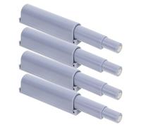TOMETURE 4 Pièces Loquet Magnétique pour Armoire et Tiroir, Poussoir Facile à Utiliser, Plastique Solide Aimant Puissant, Cuisine et Chambre