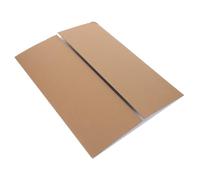 TOMETURE 4 Pièces Tableau de Présentation Blanc en Papier Ondulé Pliable à Triple Volet, Portable et Gain de Place, pour Travaux Scolaires et Foires Scientifiques