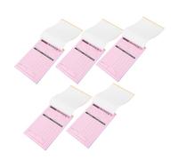 TOMETURE 5 Pièces Carnet de Reçus à Deux Volets avec Planchette Intégrée en Papier, Formulaire Polyvalent pour Commandes et Factures, pour Artisans et Professionnels