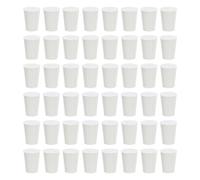 TOMETURE 50 bouchons en caoutchouc pour trous : bouchons flexibles et réutilisables pour laboratoires de chimie et de biologie - de 2,8 x 2 cm, joints de recherche scientifique pour expériences de