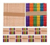 TOMETURE 800 bâtonnets en bois de 11,4 cm (4,5 pouces) pour la confection de glaces, les loisirs créatifs, l'épilation à la cire, les créations artistiques et les projets de bricolage.