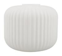 TOMETURE Abat-jour cylindrique en verre de rechange : revêtement texturé martelé - Abat-jour E26/E27 - globe lanterne rayé pour appliques murales et plafonniers