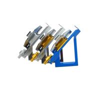 TOMETURE Accessoire de Tir à l'arc Bleu en Métal pour Collage de Plumage sur Flèches, Pince Multi-Usage Outil de Serrage Précis Couleur Aléatoire pour Fabrication DIY et
