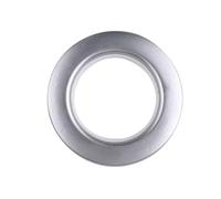 TOMETURE Anneaux de Rideaux en Plastique Argentés 80pcs pour Tringles à Rideaux, Protection Tringle et Faible Bruit, Accessoires Modernes pour Chambre et Salon