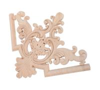 TOMETURE Applique d'angle en Bois sculpté de Style français, Appliques décoratives d'angle en Bois à Faire soi-même, Non peintes, à sculpter, à Utiliser comme Autocollant ou moulure pour