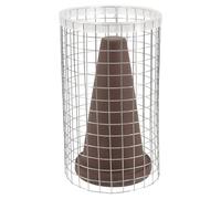 TOMETURE Aquarium à Cônes de Reproduction avec Cône en Argile Cuite, Grille Isolante et Rainure, Conçu pour Pisciculteurs Élevant Œufs de Poissons et Crevettes