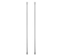 TOMETURE Barre de Protection Anti-Chute pour étagères flottantes, balustre métallique pour présentoirs de Livres en Magasin, galerie ou Bureau.