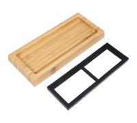 TOMETURE Base de Pierre à Aiguiser en Matériau Synthétique Antidérapant, Support Pratique et Portable pour Affûtage à Domicile, pour Couteaux et Outils Cuisine