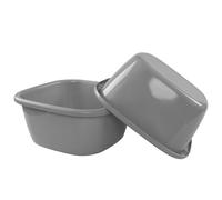 TOMETURE Bassine Design Stable Épaisse en Plastique Multifonction Rectangulaire Capacité Généreuse pour Laver le Visage Cheveux pour Usage Domestique et Pédicure