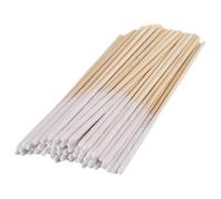 TOMETURE Bâtonnets de Coton pour Maquillage Professionnel 60pcs en Coton et Bambou, Nettoyants sans Peluche, pour Zones Difficiles D'accès
