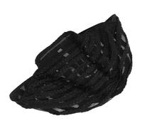 TOMETURE Bonnet Tressé Noir Résistante la Chaleur Élastique et Respirant en Fibre Synthétique Bonnet Cornrow Ajustable pour Postiche pour Extensions de Cheveux Crochet