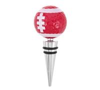 TOMETURE Bouchon de vin rugby en silicone réutilisable pour conserver la fraîcheur du vin rouge lors d'un mariage ou d'une fête en plein air. Idéal pour les mariages et les dîners. Parfait
