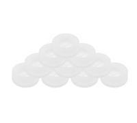 TOMETURE Bouchons en Silicone pour Pailles 10pcs, Œillets Résistants, Empêchent la Saleté D'entrer le Couvercle des Bocaux Mason, Réutilisables et Solide