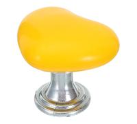 TOMETURE Boutons de chasse d'eau pour ongles longs : Bouton-poussoir de remplacement pour réservoir de toilettes - Accessoire en forme de cœur - Accessoire universel pour ongles longs - Jaune