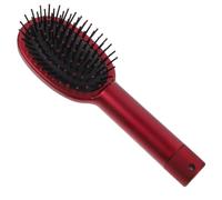 TOMETURE Brosse à Cheveux Multifonction en Plastique Rouge Boîte de Rangement Portable Compartiment Secret Design Simple et Élégant pour Voyage