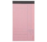 TOMETURE Carnet de 50 feuilles de reçus de factures - Blocs de formulaires pré-imprimés pour propriétaires, gestion immobilière, finance, suivi des dépenses des petites entreprises 5x3''
