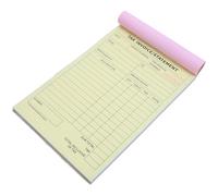 TOMETURE Carnet de Factures Commerciales Copies 3 Volets 60 Pages Papier Haute Définition pour Gestion des Commandes et Suivi en Entreprise