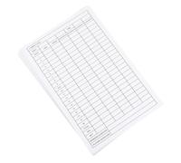 TOMETURE Cartes de Score de Golf Pliables et Résistantes Accessoires Indispensables Lot de 20 en Papier Couché Blanc pour Suivre Vos Performances Parcours