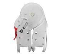 TOMETURE Charnière pour échelle de grenier : accessoires de fixation robustes pour escabeau, tirants de 5,8 cm × 2 cm, facile à abaisser et multiposition pour le remplacement du stabilisateur