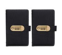 TOMETURE Classeur à 2 enveloppes « Défi 100 » - Classeur de budget avec enveloppes pour économiser de l'argent - Cahier de budget à verrouillage par mot de passe