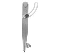 TOMETURE Compas géométrique, outil de traçage de charpentier de 175 mm de rayon, instrument de mesure pour le travail du bois, jauge de marquage pour l'école et le travail des métaux