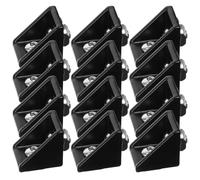 TOMETURE Connecteurs d'angle 20 Pièces en Aluminium Extrudé pour Profilés 2020, Supports pour Assemblage de Mobilier et Équipements Couleur Aléatoire