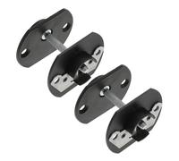 TOMETURE Connecteurs pour canapé et PE, lot de 2 sets noirs, pinces crocodiles pour canapé, conçus pour relier et ajuster meubles dans salons modernes