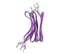 TOMETURE Cordon d'alimentation à 3 Broches, Corde de Sabre D'escrime, PVC et Fil de Cuivre, Pourpre, Transmission Stable du Signal, Contrôle Amélioré pour Équipement D'escrime,