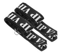 TOMETURE Cordons pour Badges Confortables et Pratiques Noir 2pcs en Polyester pour Personnel de Bureau et Ouvriers, Adaptés à Tout et Usage Extérieur