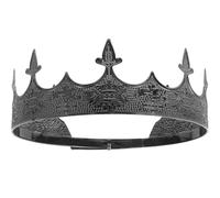 TOMETURE Couronne Accessoire Délicat pour Homme en Métal Classique Structure Solide et Légère pour Bal de Fin D'année ou Performance Scène