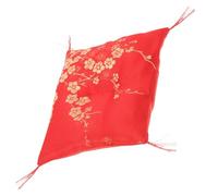 TOMETURE Coussin Décoratif Carré Céramique pour Figurine Chat de Fortune Tapis Doux et Lavable pour Décoration Intérieure Base pour Petite Statue Feng Shui